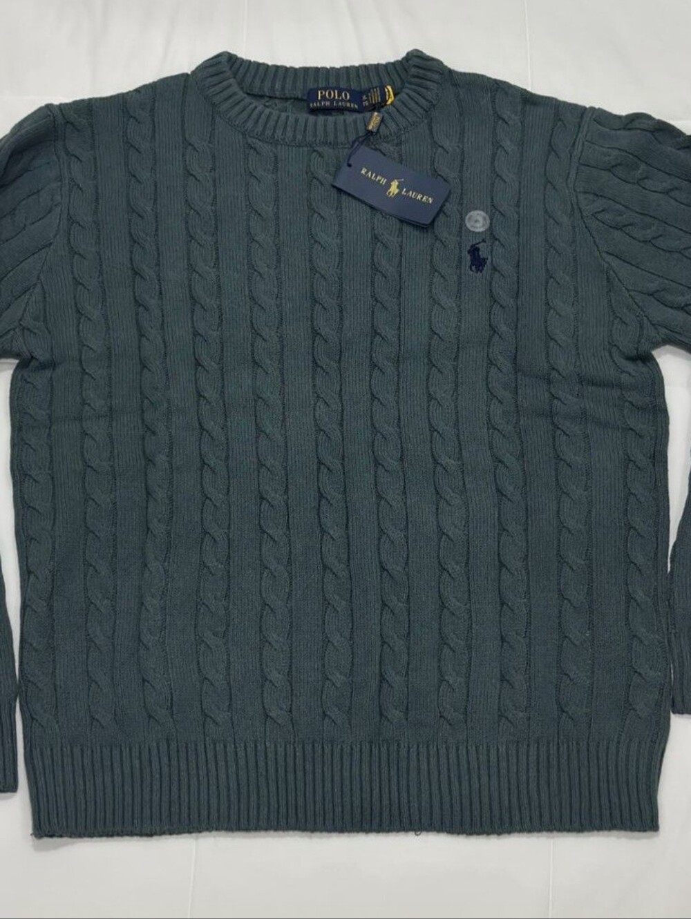 Polo Ralph Lauren Men's Cable Knit Crewneck Sweater